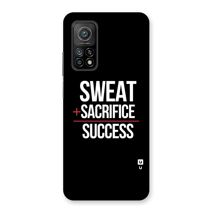 Sweat Sacrifice Success Back Case for Mi 10T 5G