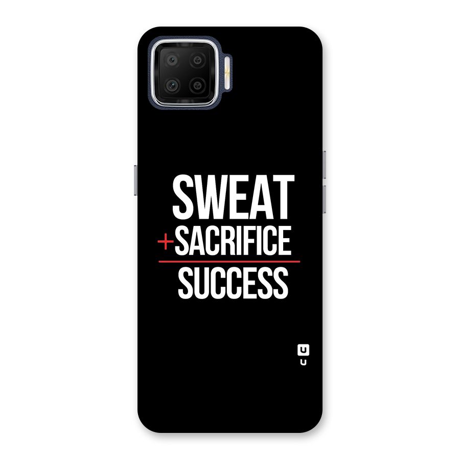Sweat Sacrifice Success Back Case for Oppo F17