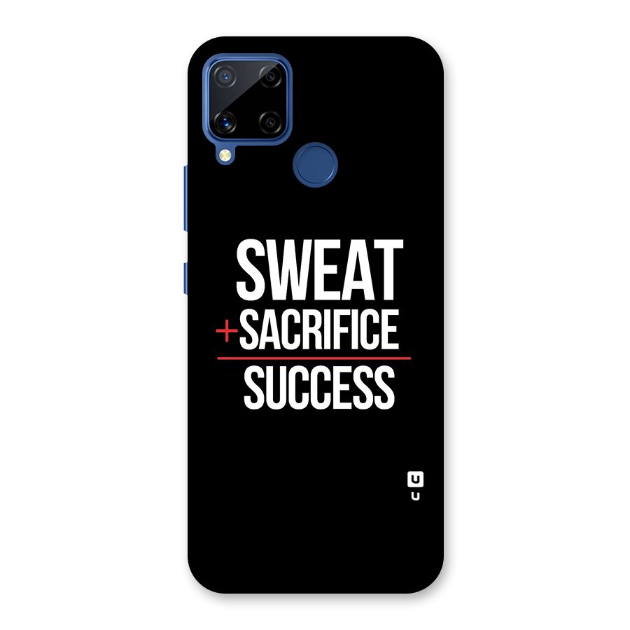 Sweat Sacrifice Success Back Case for Realme Narzo 30A