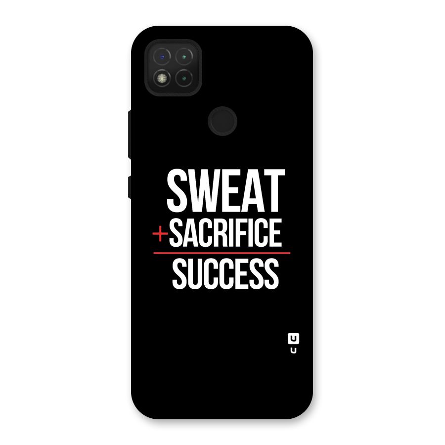 Sweat Sacrifice Success Back Case for Redmi 9