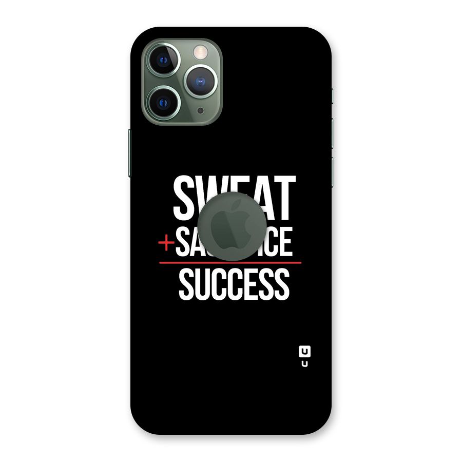 Sweat Sacrifice Success Back Case for iPhone 11 Pro Logo  Cut