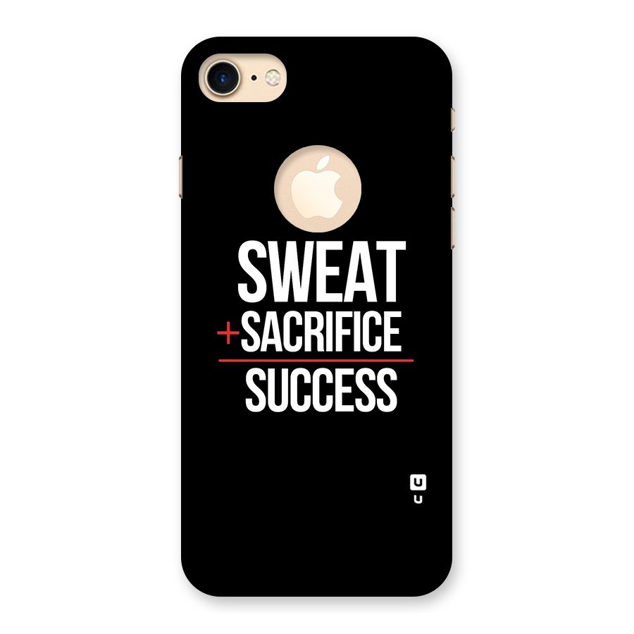 Sweat Sacrifice Success Back Case for iPhone 7 Logo Cut