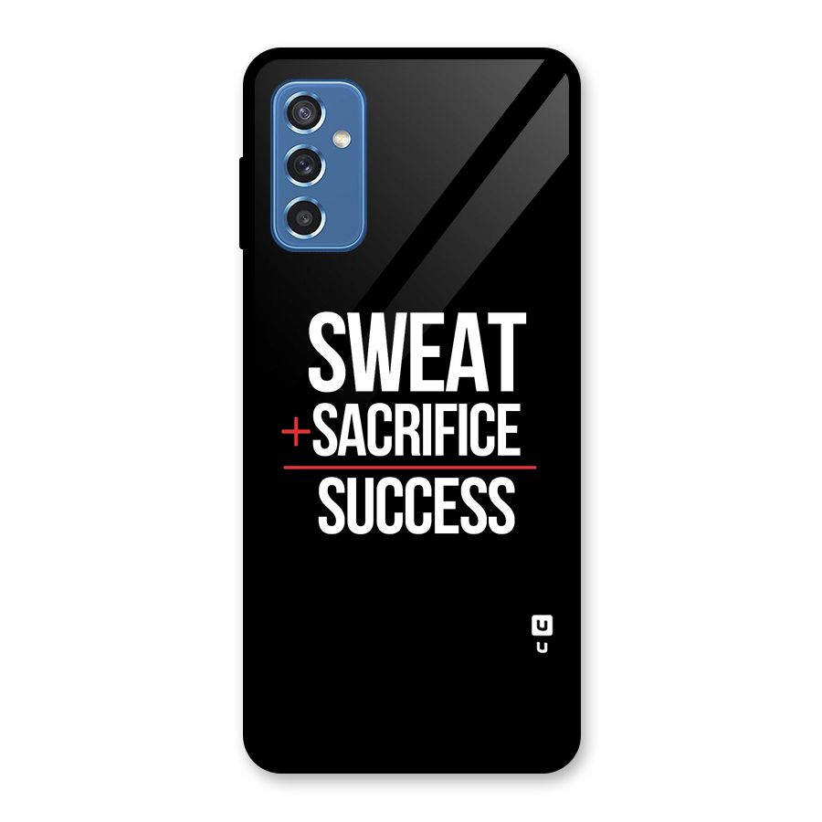 Sweat Sacrifice Success Glass Back Case for Galaxy M52 5G
