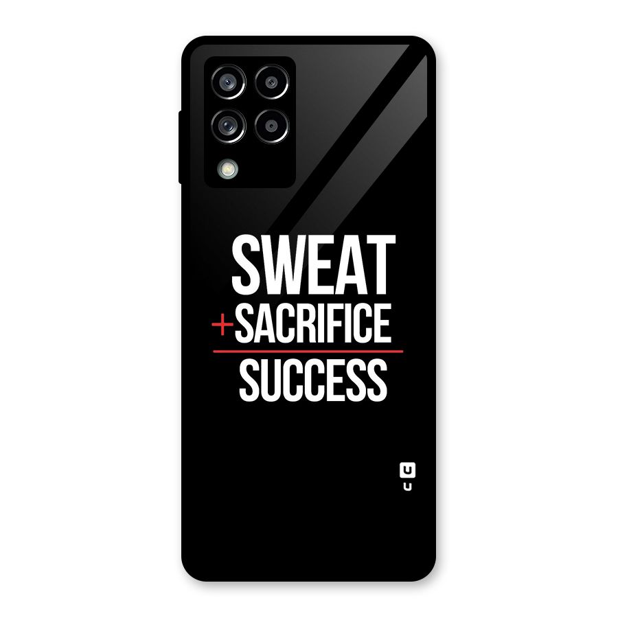 Sweat Sacrifice Success Glass Back Case for Galaxy M53 5G