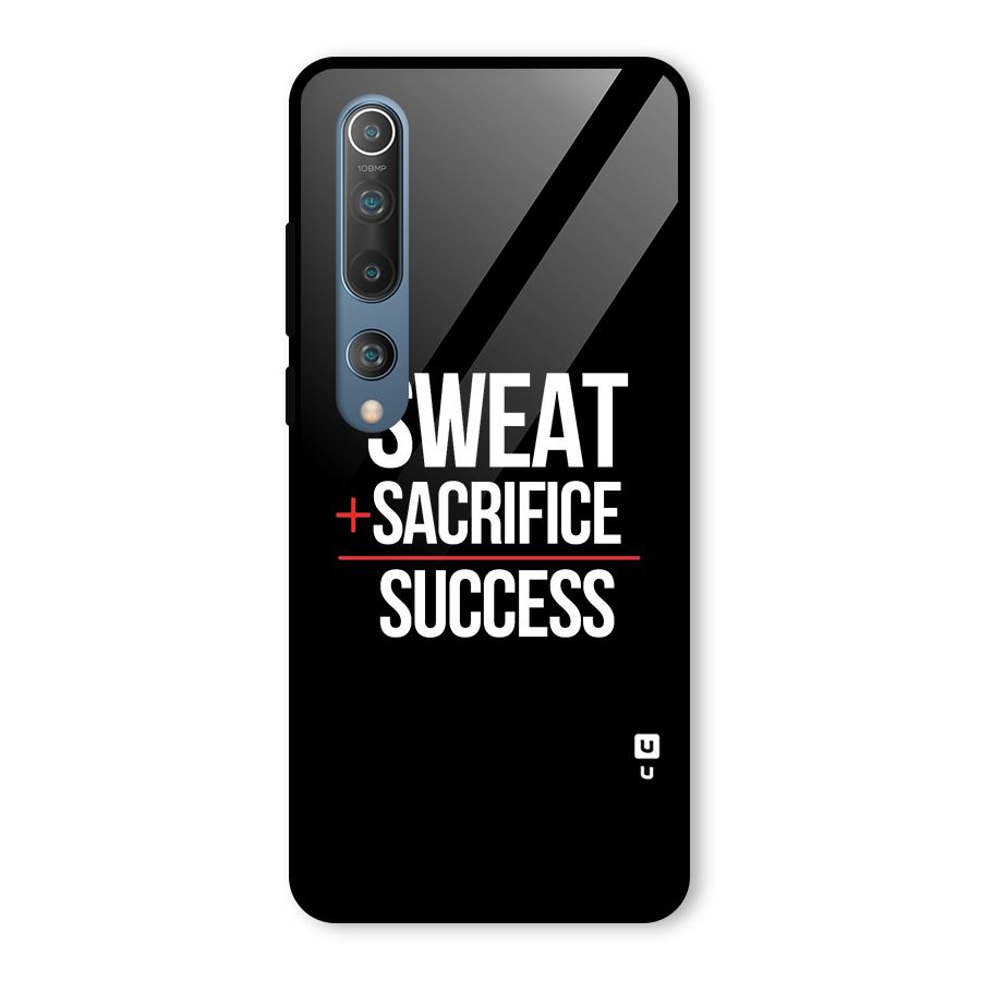 Sweat Sacrifice Success Glass Back Case for Mi 10