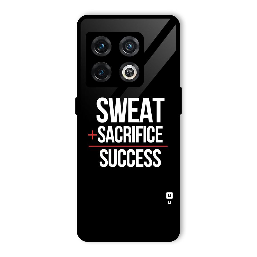 Sweat Sacrifice Success Glass Back Case for OnePlus 10 Pro 5G