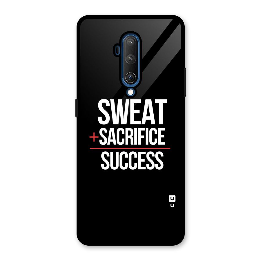 Sweat Sacrifice Success Glass Back Case for OnePlus 7T Pro