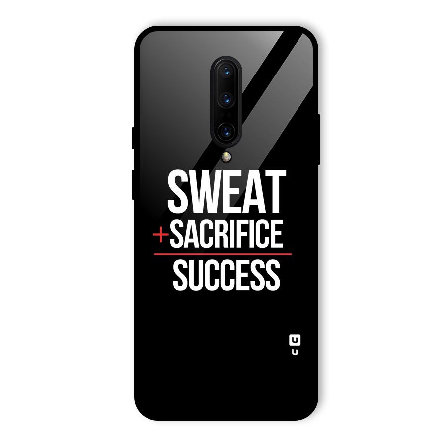 Sweat Sacrifice Success Glass Back Case for OnePlus 7 Pro