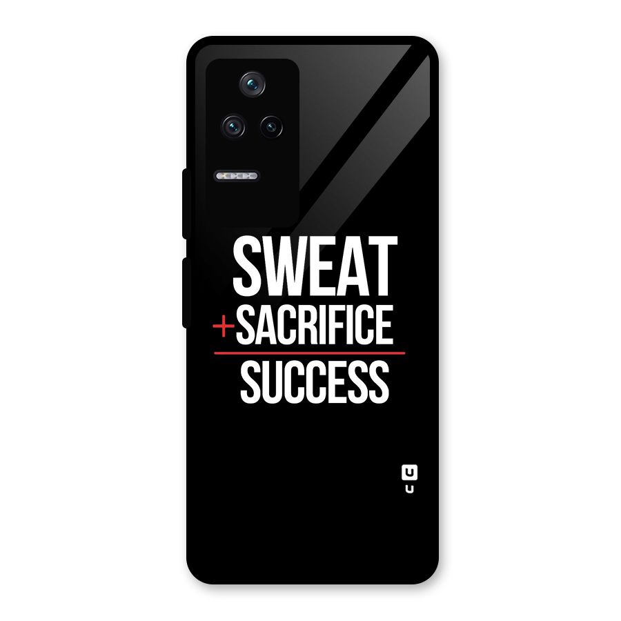 Sweat Sacrifice Success Glass Back Case for Poco F4 5G