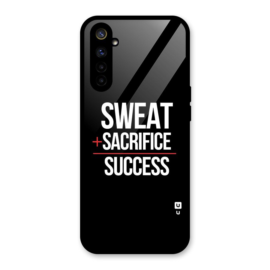 Sweat Sacrifice Success Glass Back Case for Realme 6i