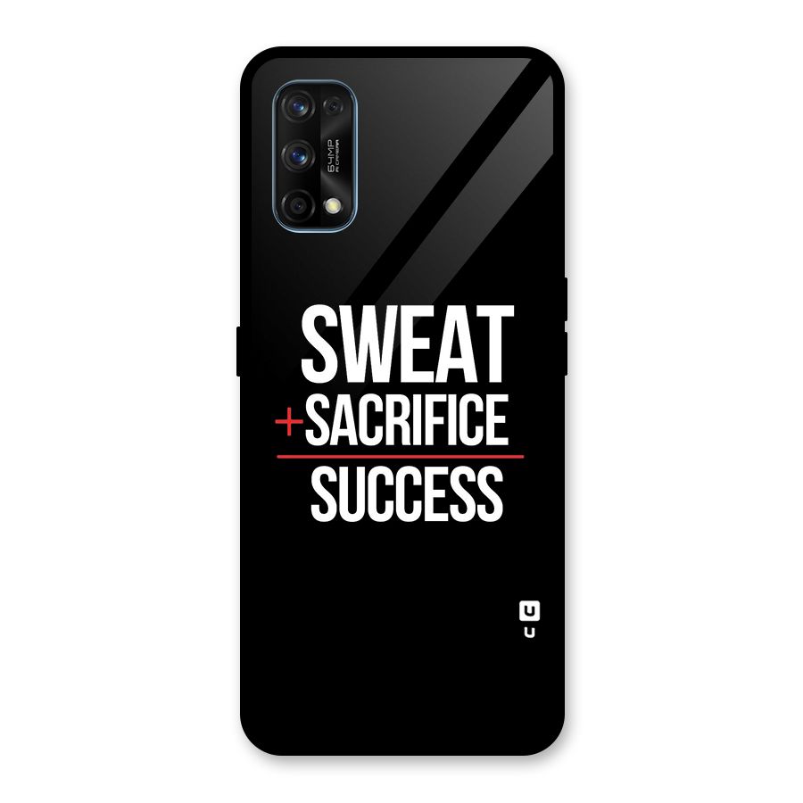 Sweat Sacrifice Success Glass Back Case for Realme 7 Pro