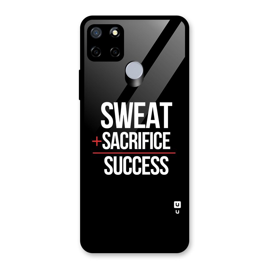 Sweat Sacrifice Success Glass Back Case for Realme C15