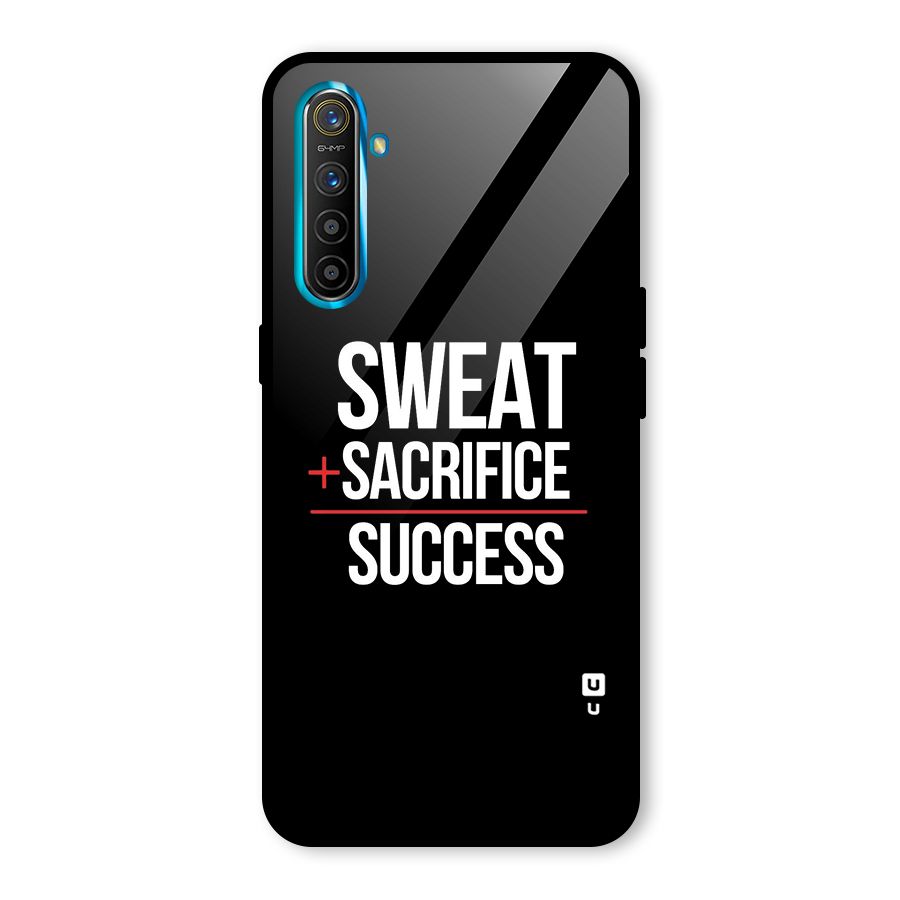 Sweat Sacrifice Success Glass Back Case for Realme X2