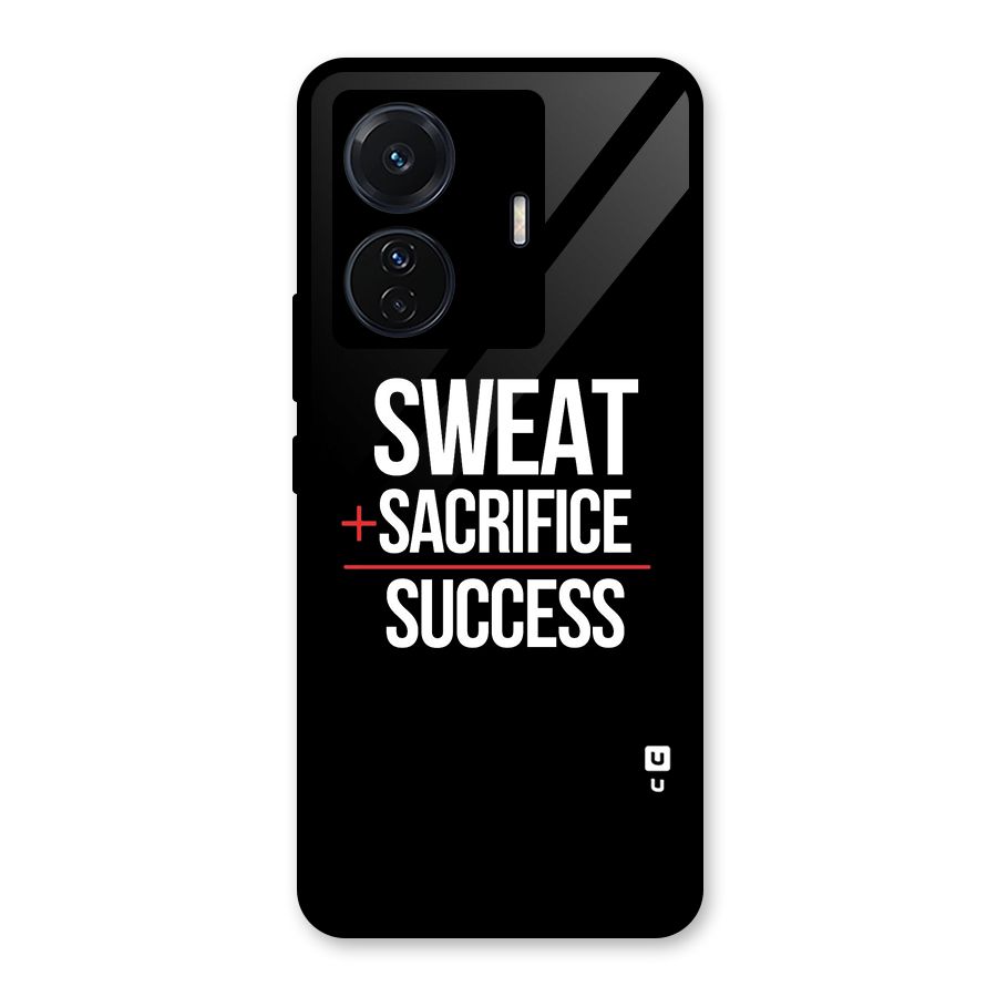 Sweat Sacrifice Success Glass Back Case for Vivo T1 Pro