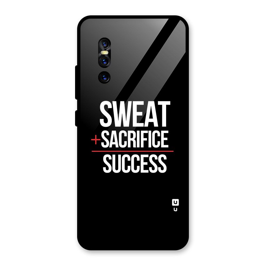 Sweat Sacrifice Success Glass Back Case for Vivo V15 Pro