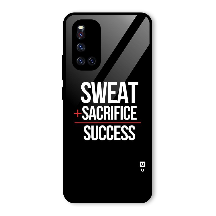 Sweat Sacrifice Success Glass Back Case for Vivo V19