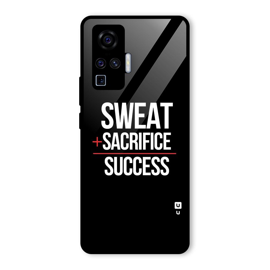 Sweat Sacrifice Success Glass Back Case for Vivo X50 Pro