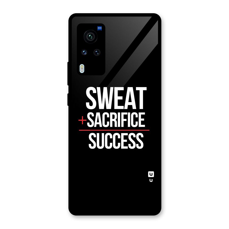 Sweat Sacrifice Success Glass Back Case for Vivo X60 Pro