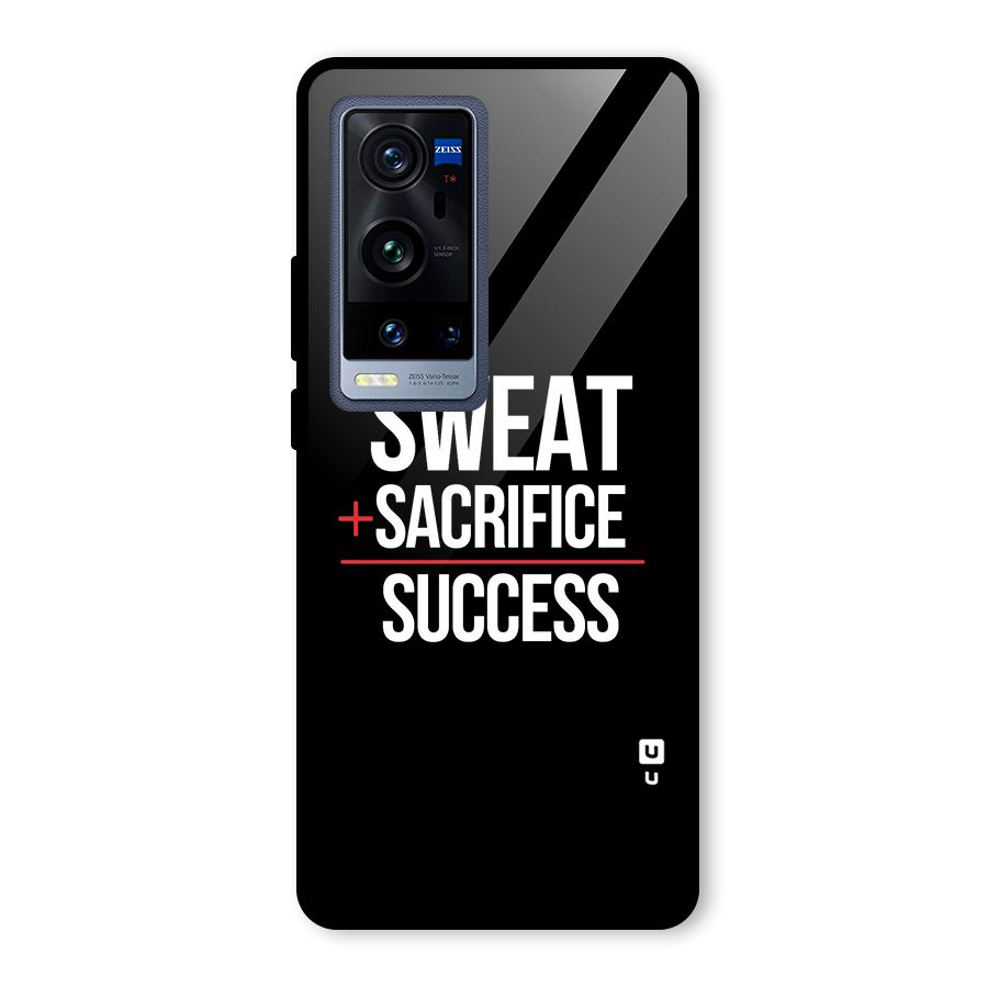 Sweat Sacrifice Success Glass Back Case for Vivo X60 Pro Plus