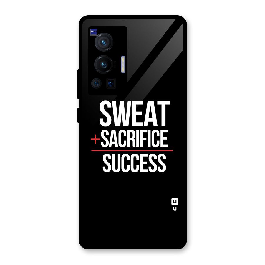 Sweat Sacrifice Success Glass Back Case for Vivo X70 Pro