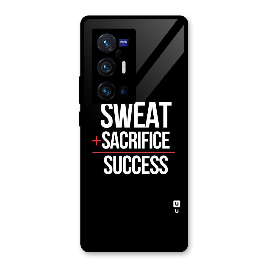 Sweat Sacrifice Success Glass Back Case for Vivo X70 Pro Plus