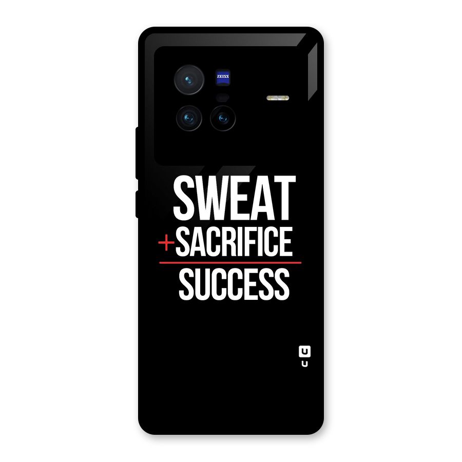Sweat Sacrifice Success Glass Back Case for Vivo X80