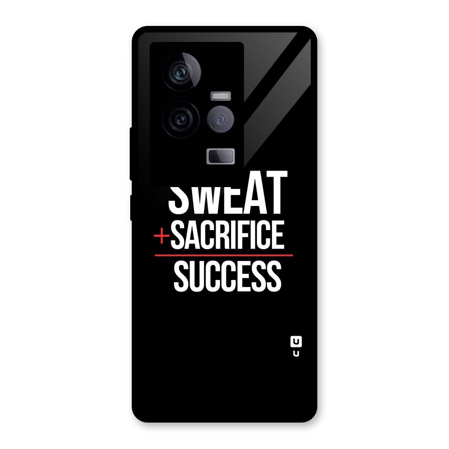 Sweat Sacrifice Success Glass Back Case for Vivo iQOO 11 5G
