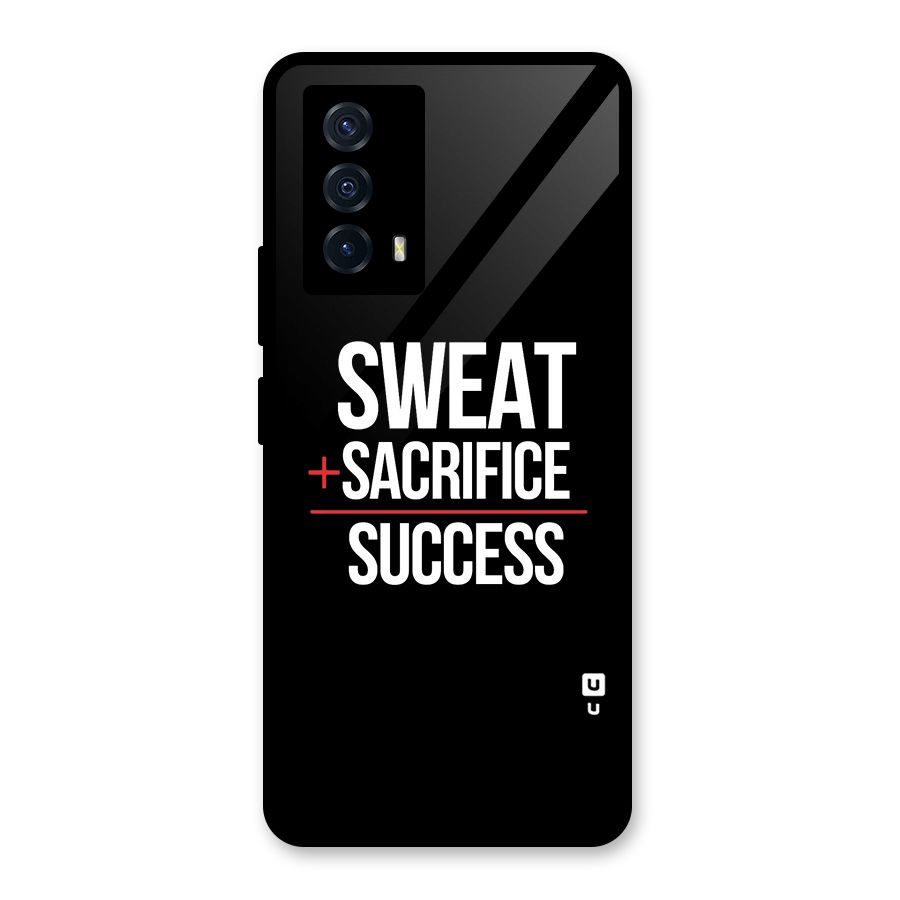 Sweat Sacrifice Success Glass Back Case for Vivo iQOO Z5
