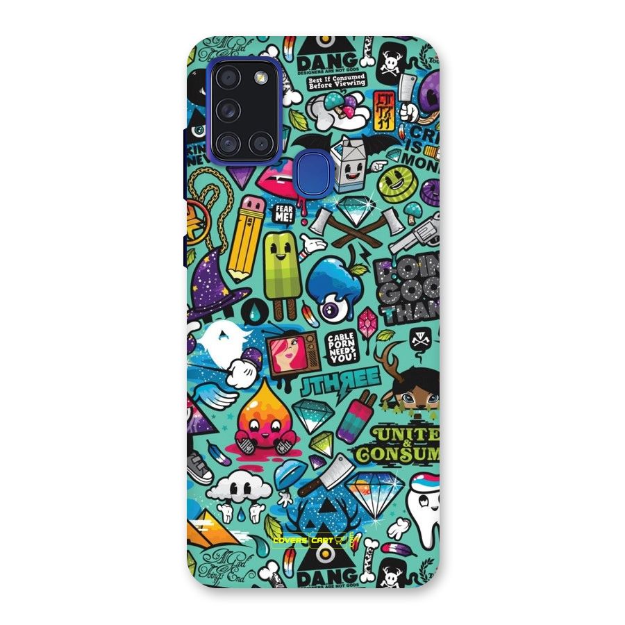Sweet Candies Back Case for Galaxy A21s