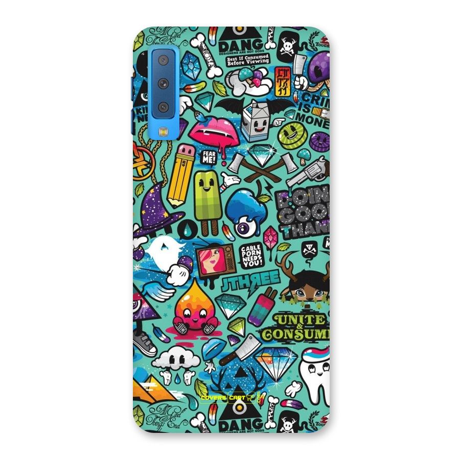 Sweet Candies Back Case for Galaxy A7 (2018)