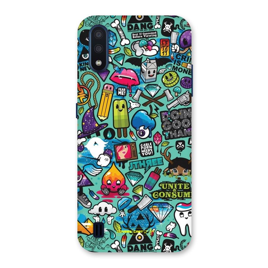 Sweet Candies Back Case for Galaxy M01