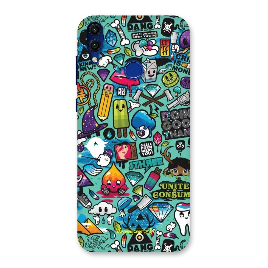 Sweet Candies Back Case for Honor 8C