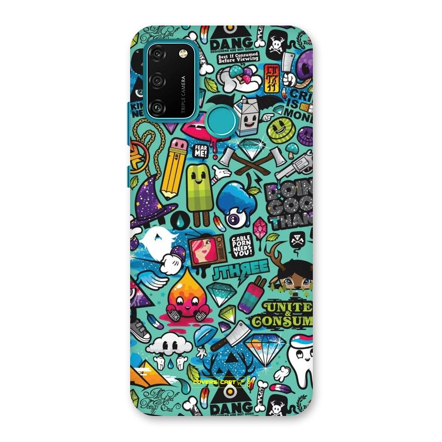 Sweet Candies Back Case for Honor 9A