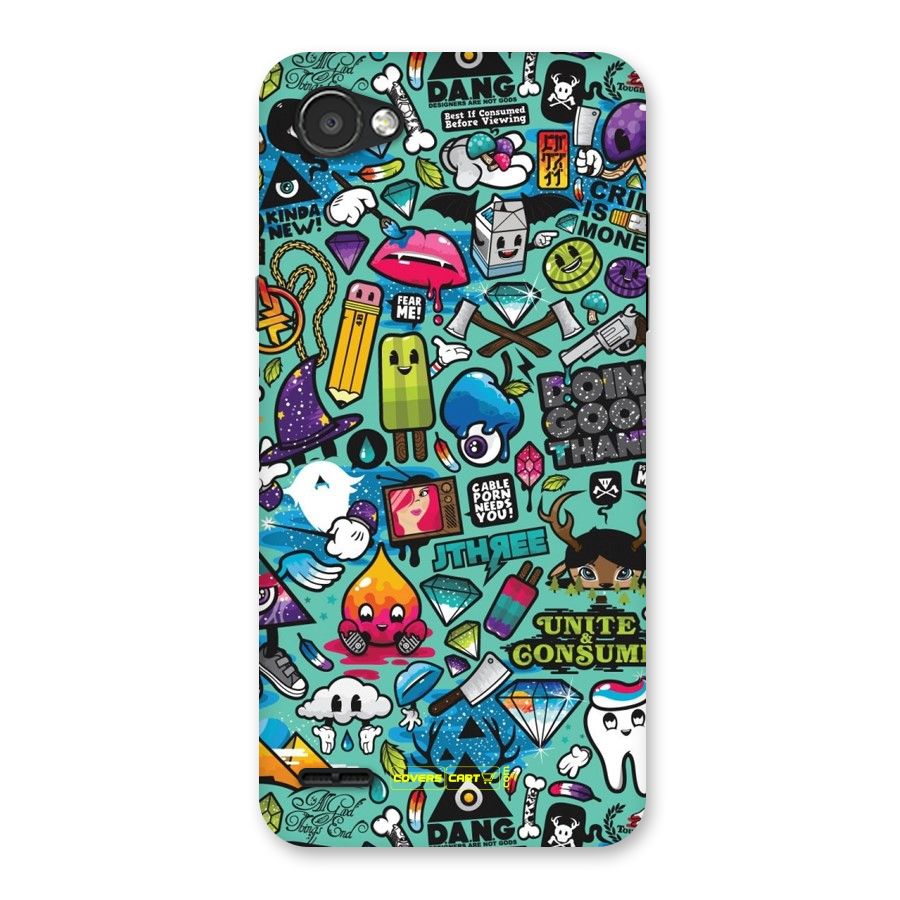 Sweet Candies Back Case for LG Q6