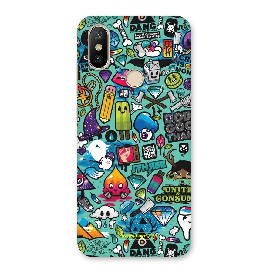 Sweet Candies Back Case for Mi A2