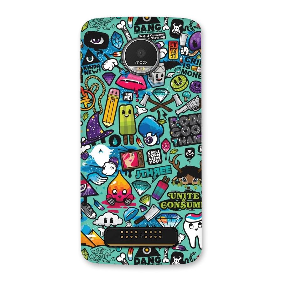 Sweet Candies Back Case for Moto Z Play