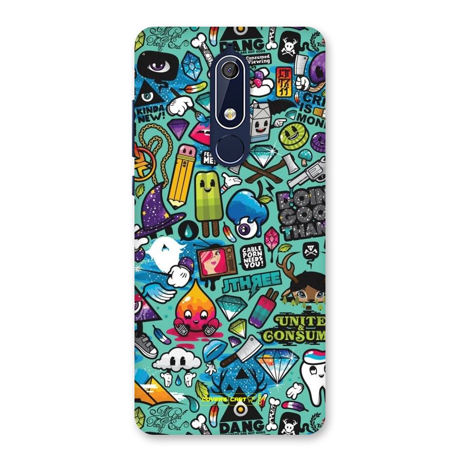 Sweet Candies Back Case for Nokia 5.1