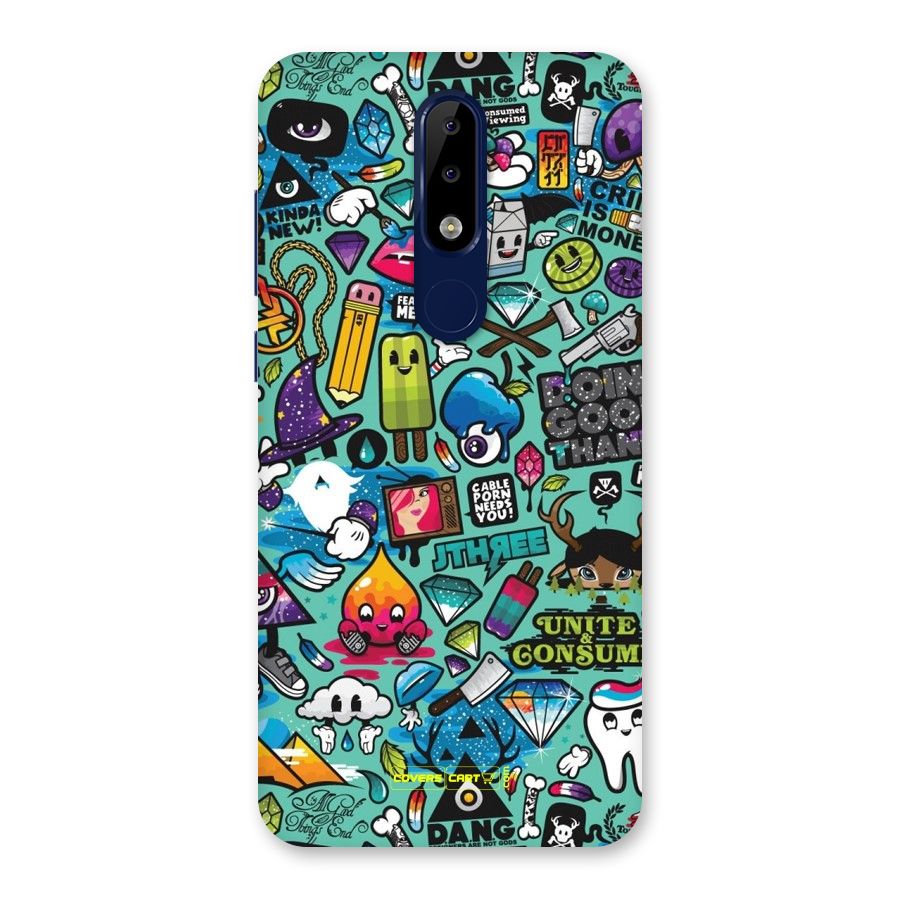 Sweet Candies Back Case for Nokia 5.1 Plus
