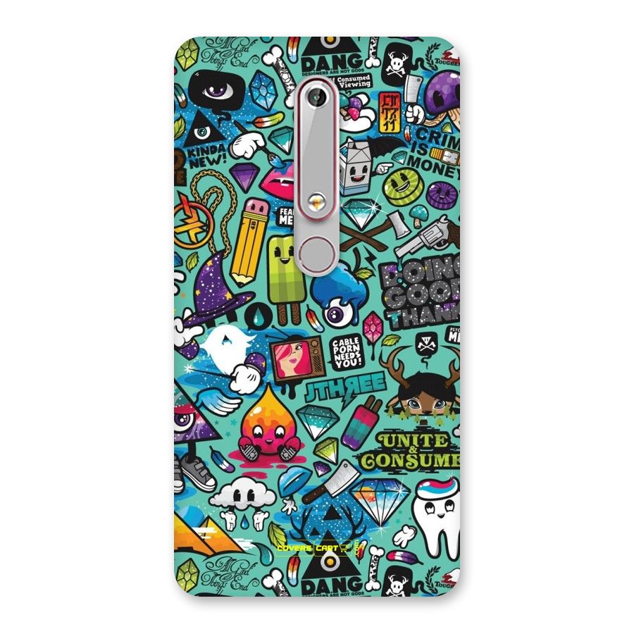 Sweet Candies Back Case for Nokia 6.1