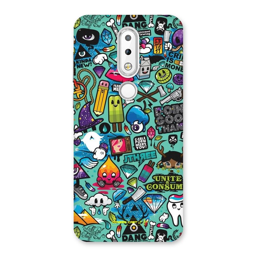 Sweet Candies Back Case for Nokia 6.1 Plus