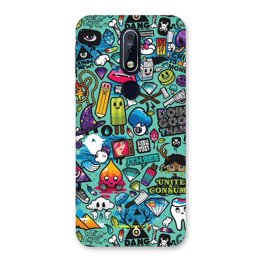 Sweet Candies Back Case for Nokia 7.1
