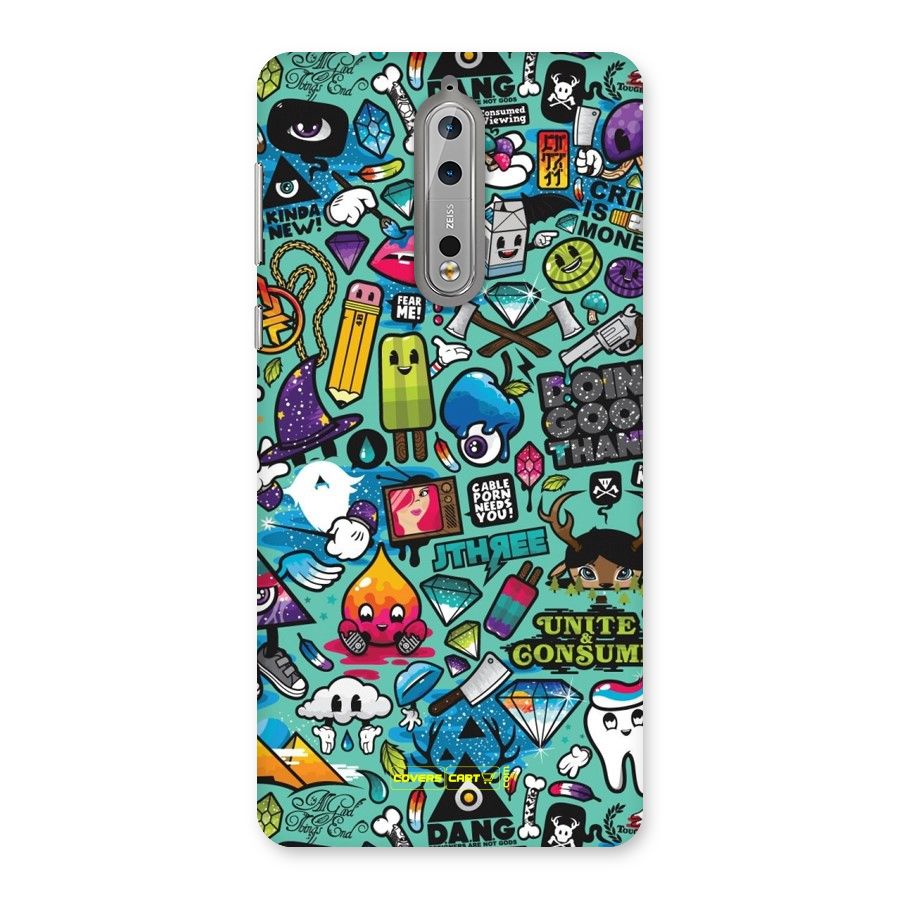 Sweet Candies Back Case for Nokia 8