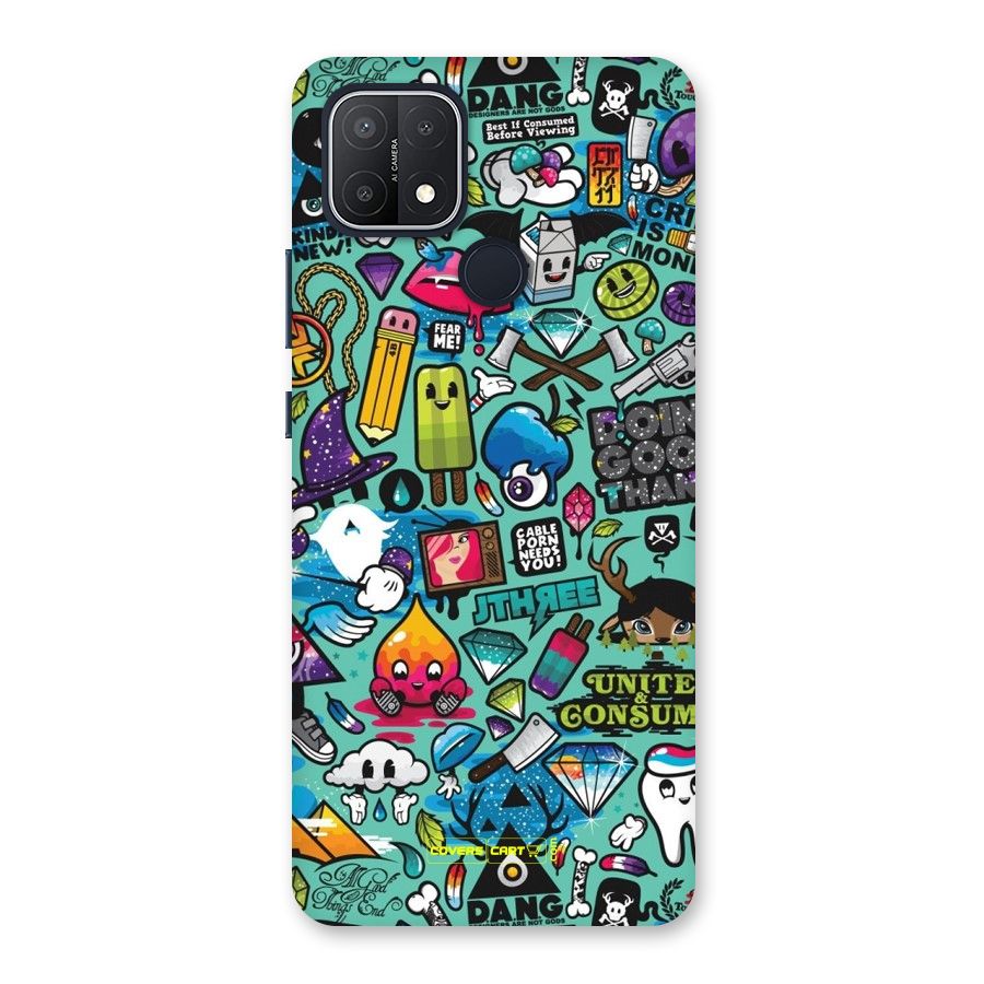 Sweet Candies Back Case for Oppo A15s