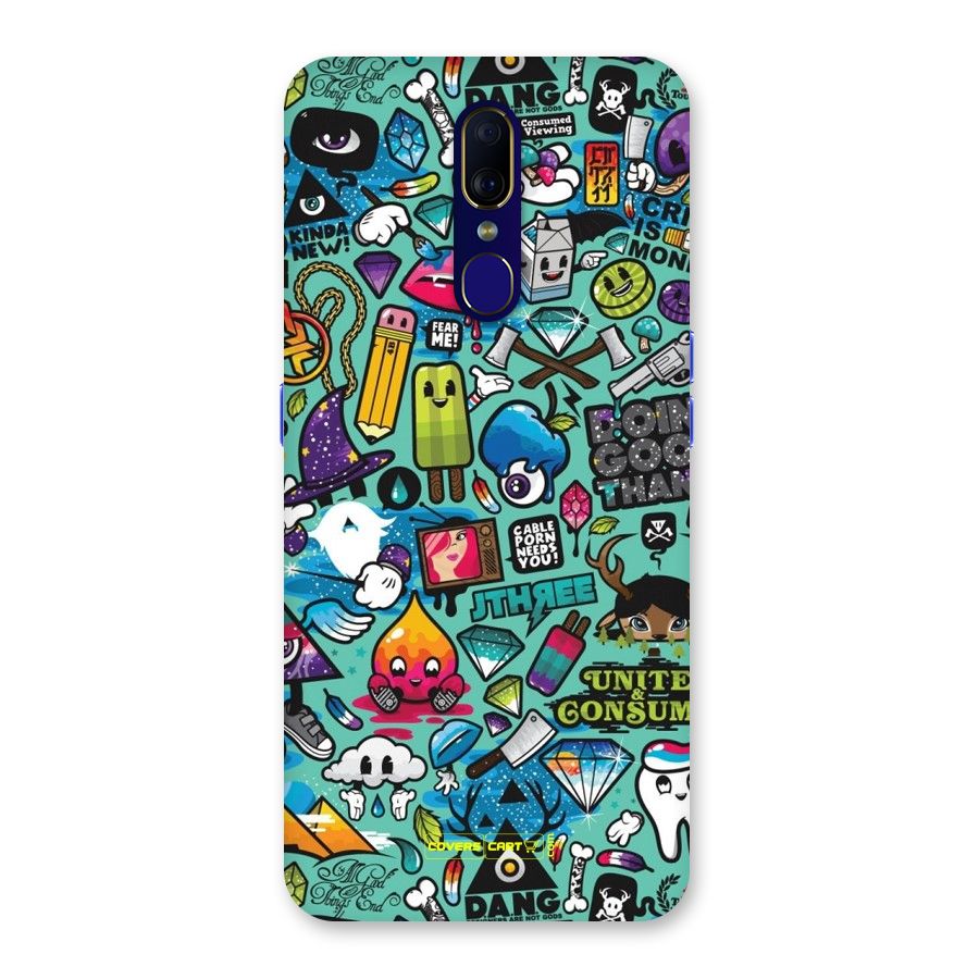 Sweet Candies Back Case for Oppo F11