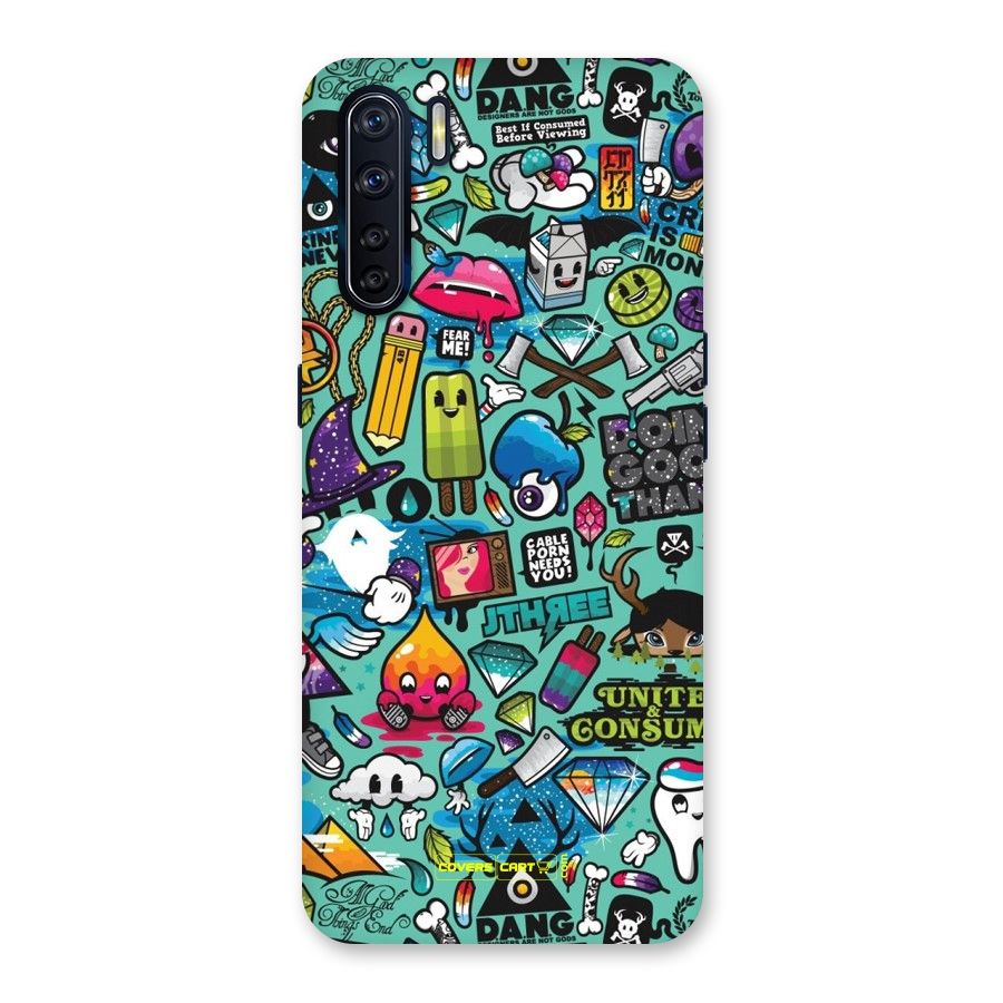 Sweet Candies Back Case for Oppo F15