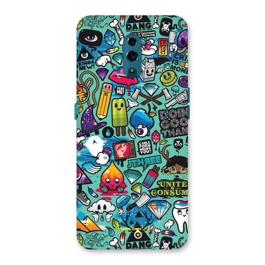 Sweet Candies Back Case for Oppo Reno