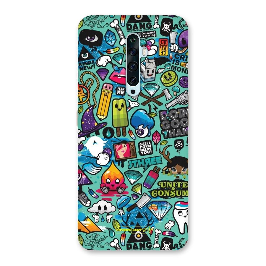 Sweet Candies Back Case for Oppo Reno2 Z