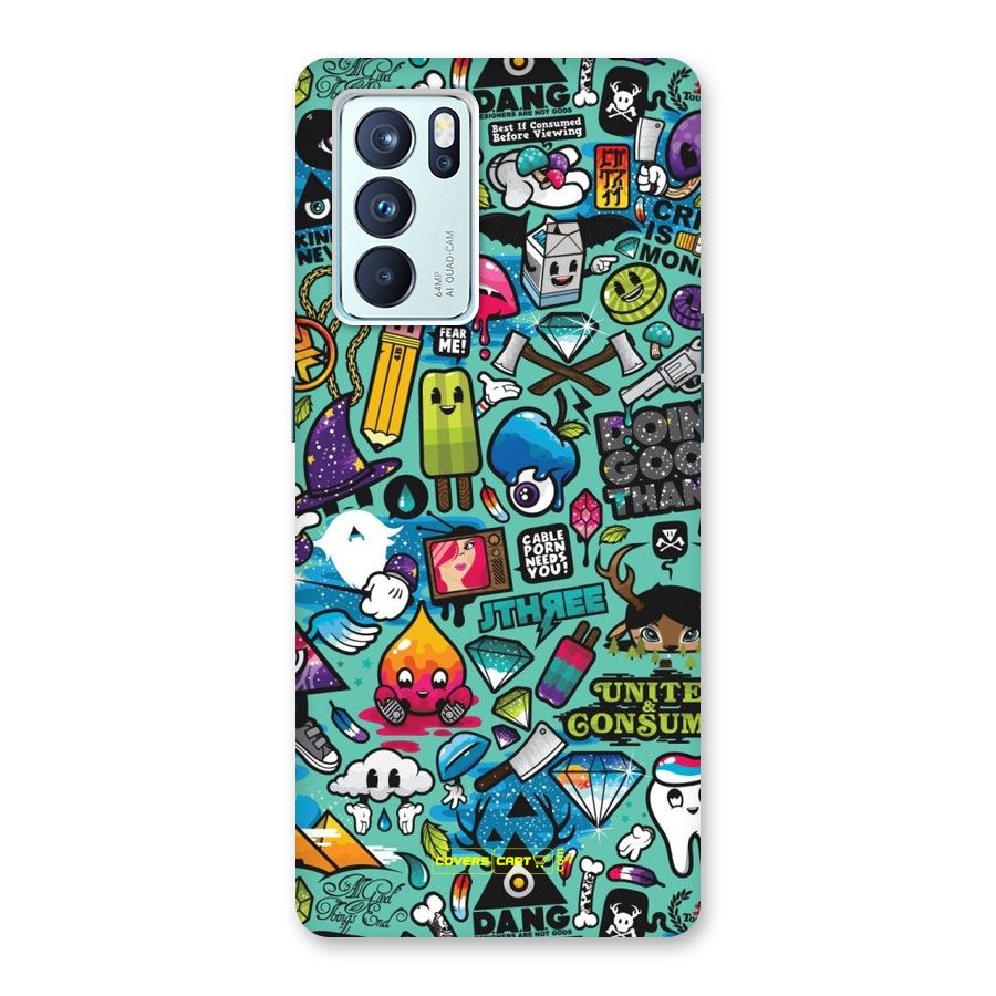 Sweet Candies Back Case for Oppo Reno6 Pro 5G