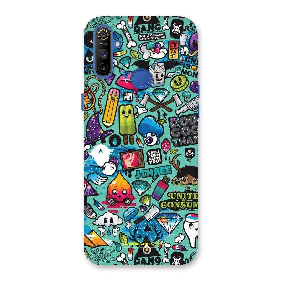 Sweet Candies Back Case for Realme Narzo 10A