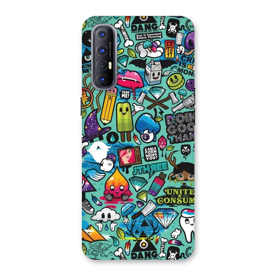Sweet Candies Back Case for Reno3 Pro